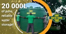 20L of Pure reliable water storage! | Roto Tanks