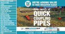 Wide variety of quick coupling pipes | Irrigation Unlimited