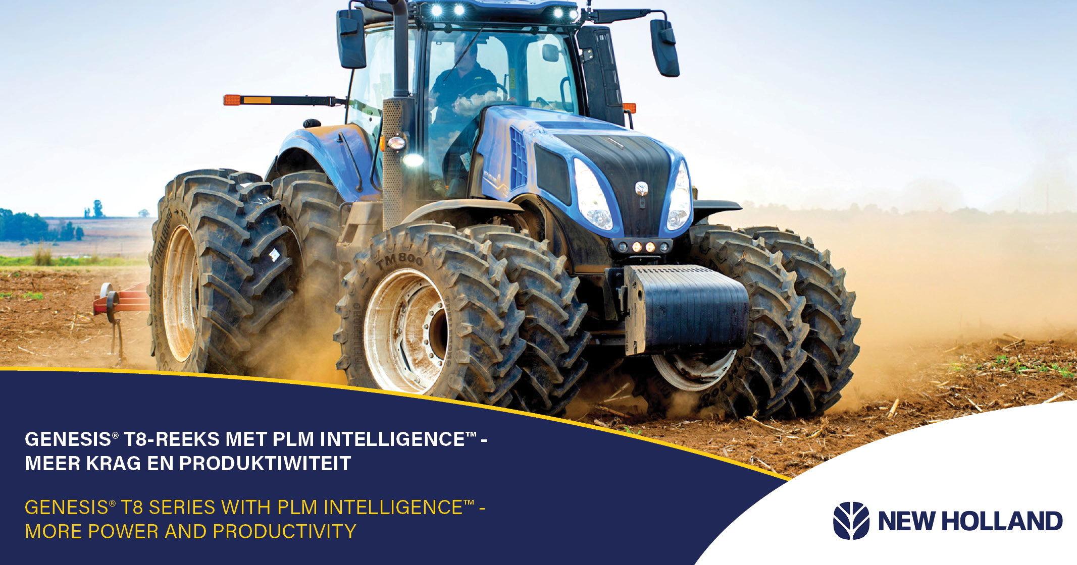 Genesis® T8 series with PLM intelligence™ | New Holland