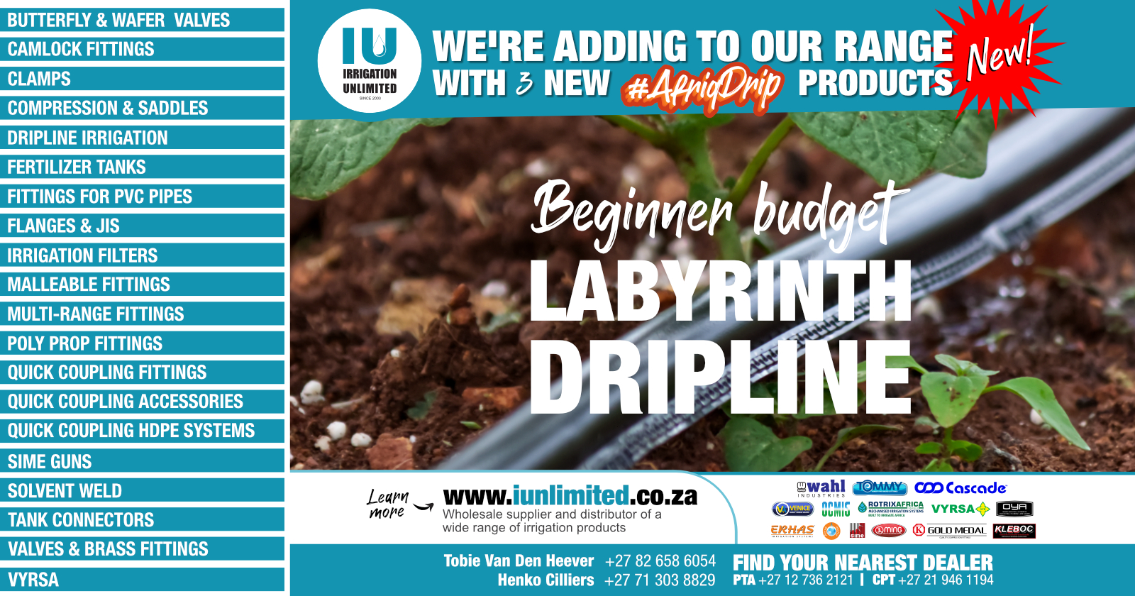 Labyrinth dripline | Irrigation Unlimited