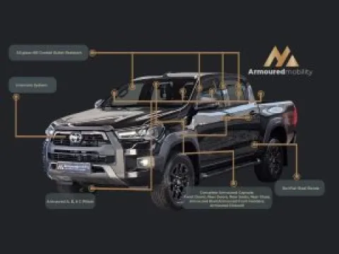 TOYOTA HILUX 2.8 GD-6 LEGEND D/C P/U A/T | Armoured Mobility