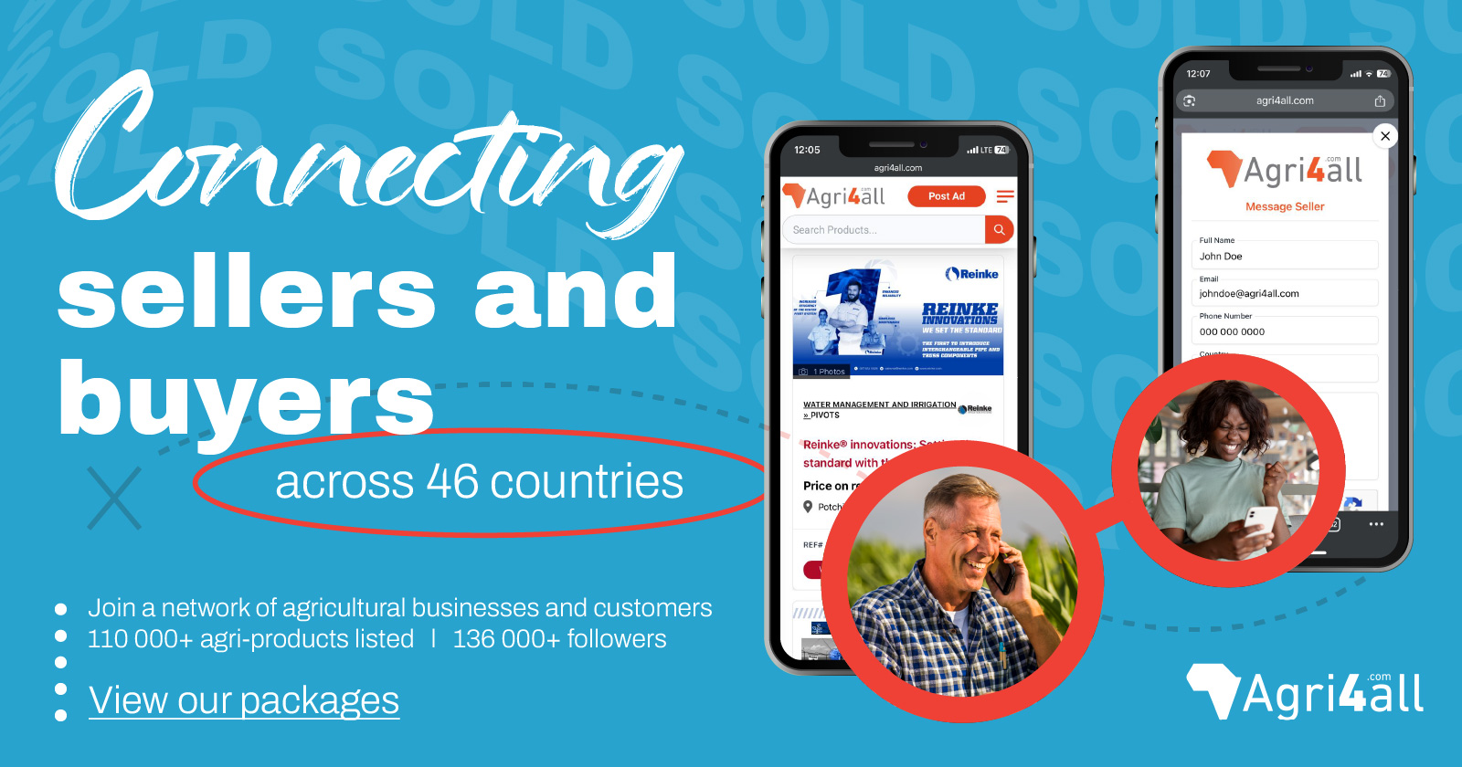 Connecting sellers & buyers across 46 countries!