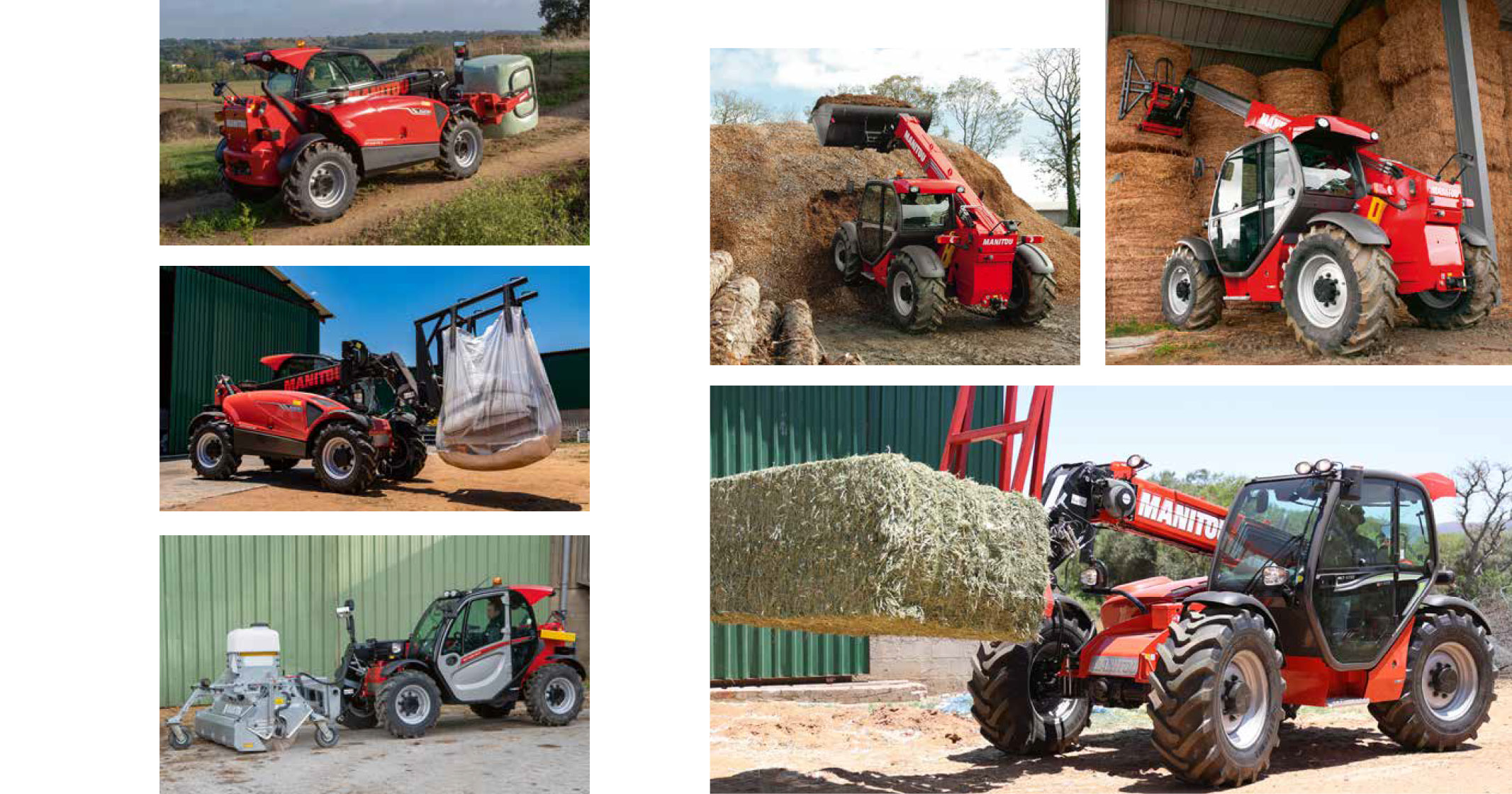 Manitou delivers a broad lineup of machines and attachments | Manitou Agriculture Brochure