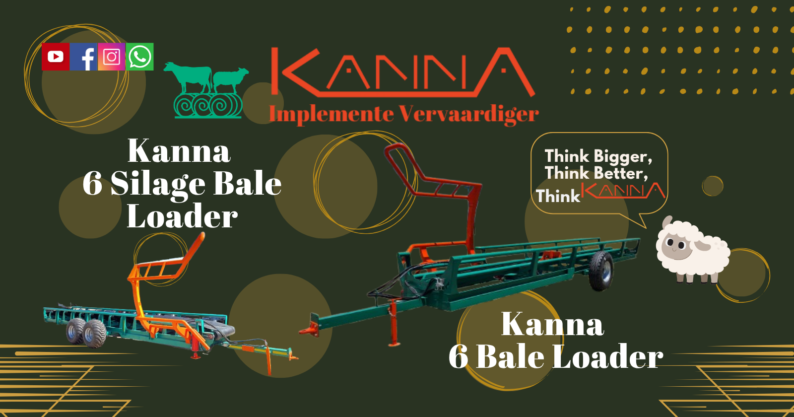 Kanna 6 Silage Bale Loader & 6 Bale Loader | Kanna Industries
