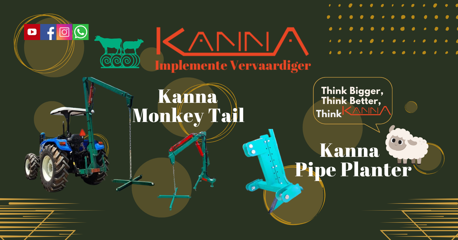 Kanna Monkey Tail & Pipe Planter | Kanna Industries