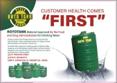 Safe water starts with RotoTank – FDA-approved for your health | Roto Tanks