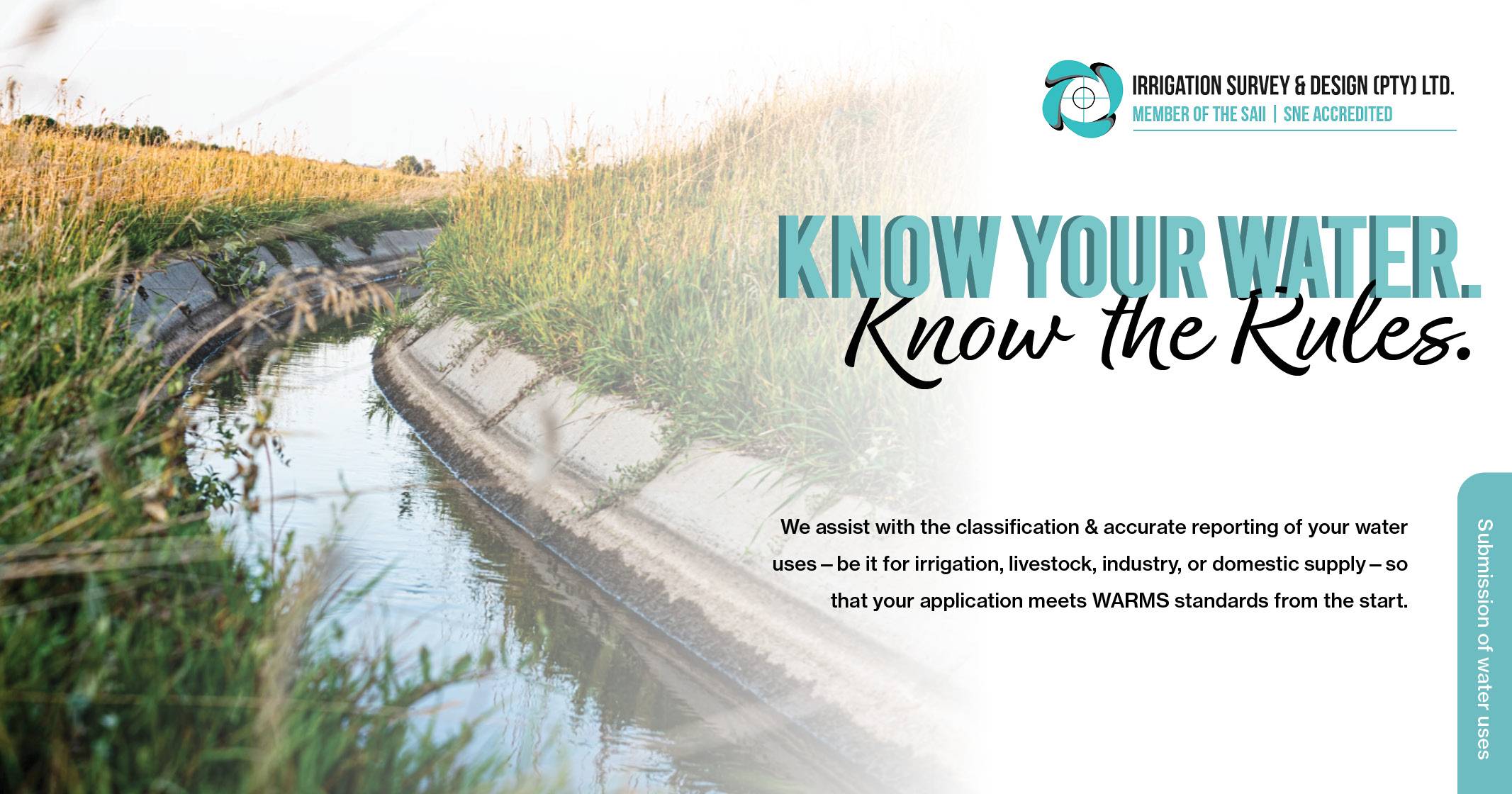 Accurate water use reporting for WARMS compliance | Irrigation Survey & Design
