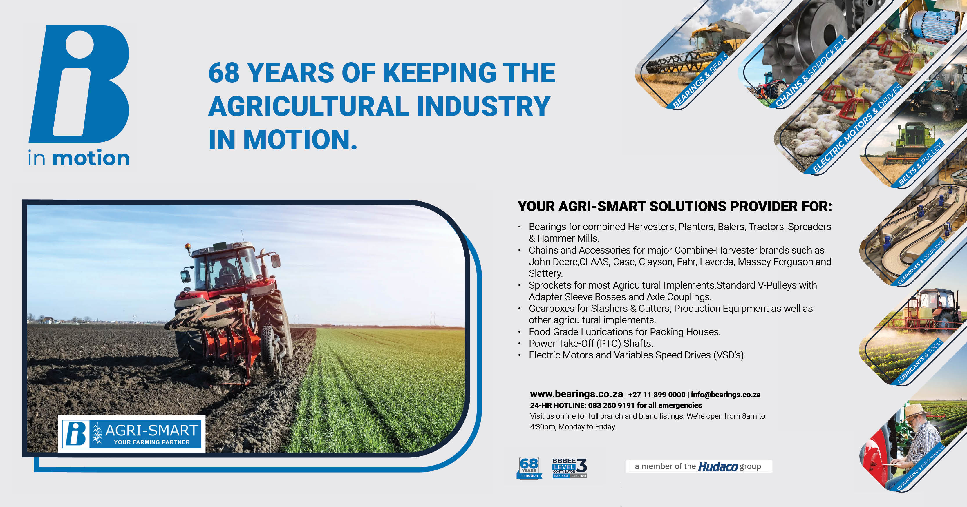 Precision Parts for Tractors, Harvesters, Planters & Implements | Bearings International