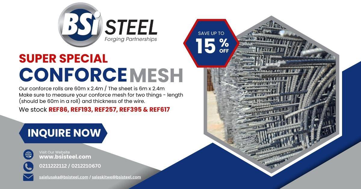 Save up to 15% off | Super special Conforce mesh | BSi Steel
