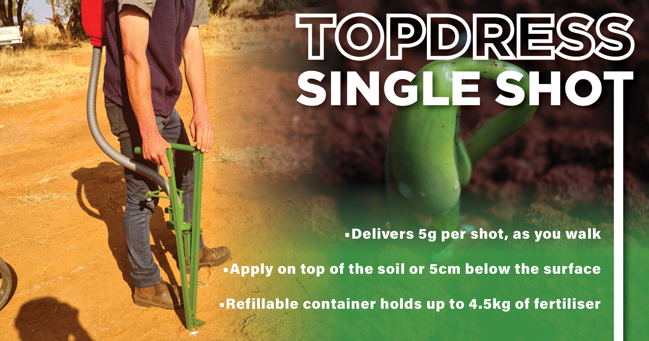 Optimized Growth: Targeted Fertilizer with Topdress Single Shot | FarmerFirst