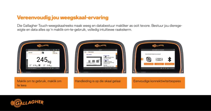 Weegskale-reeks | Gallagher