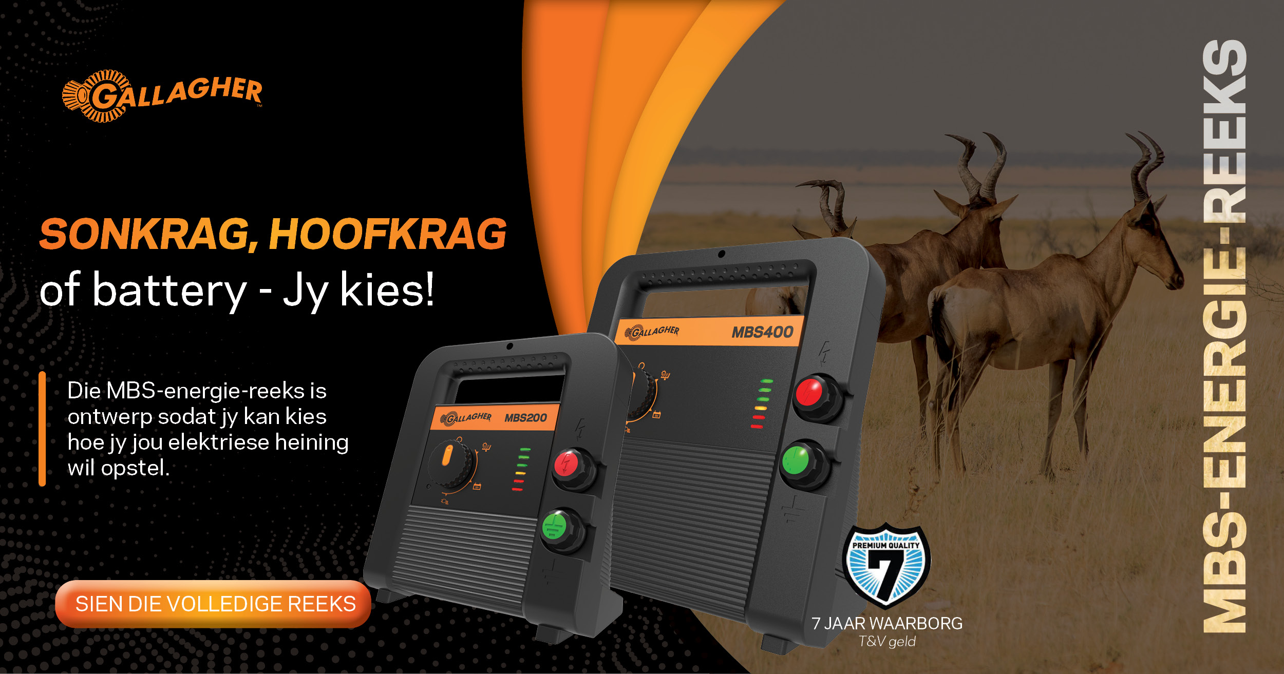 Sonkrag, hoofstroom of battery – jy kies! | Gallagher