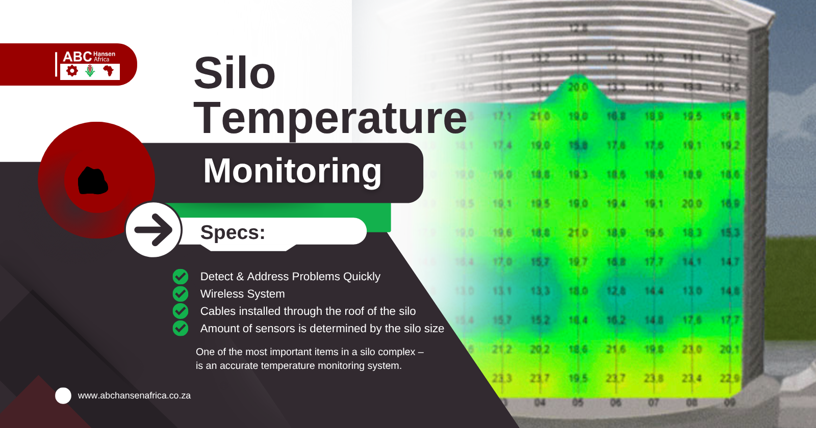 Silo Temperature Monitoring | ABC Hansen Africa (Pty) Ltd
