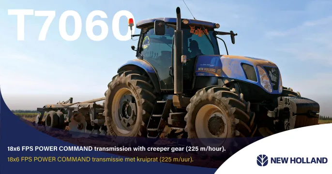 New Holland T7060, power you can count on