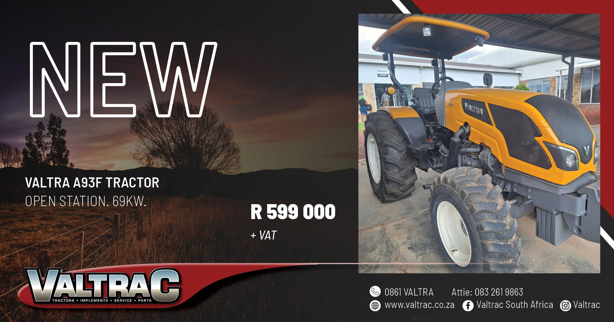 New Valtra A93F tractor | Valtrac