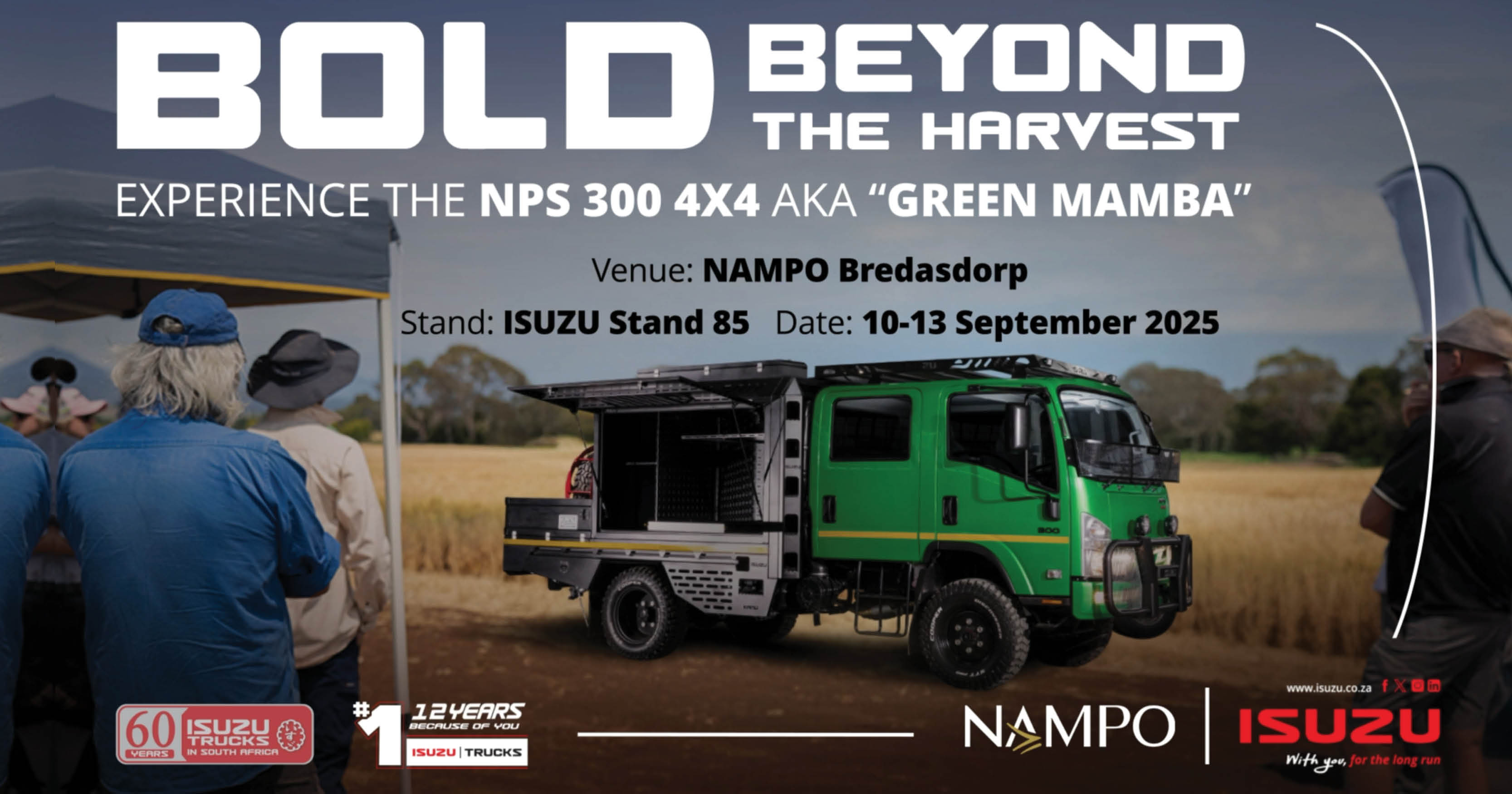 Bold beyond the harvest | Isuzu JCR 800 - Special edition | ISUZU Trucks