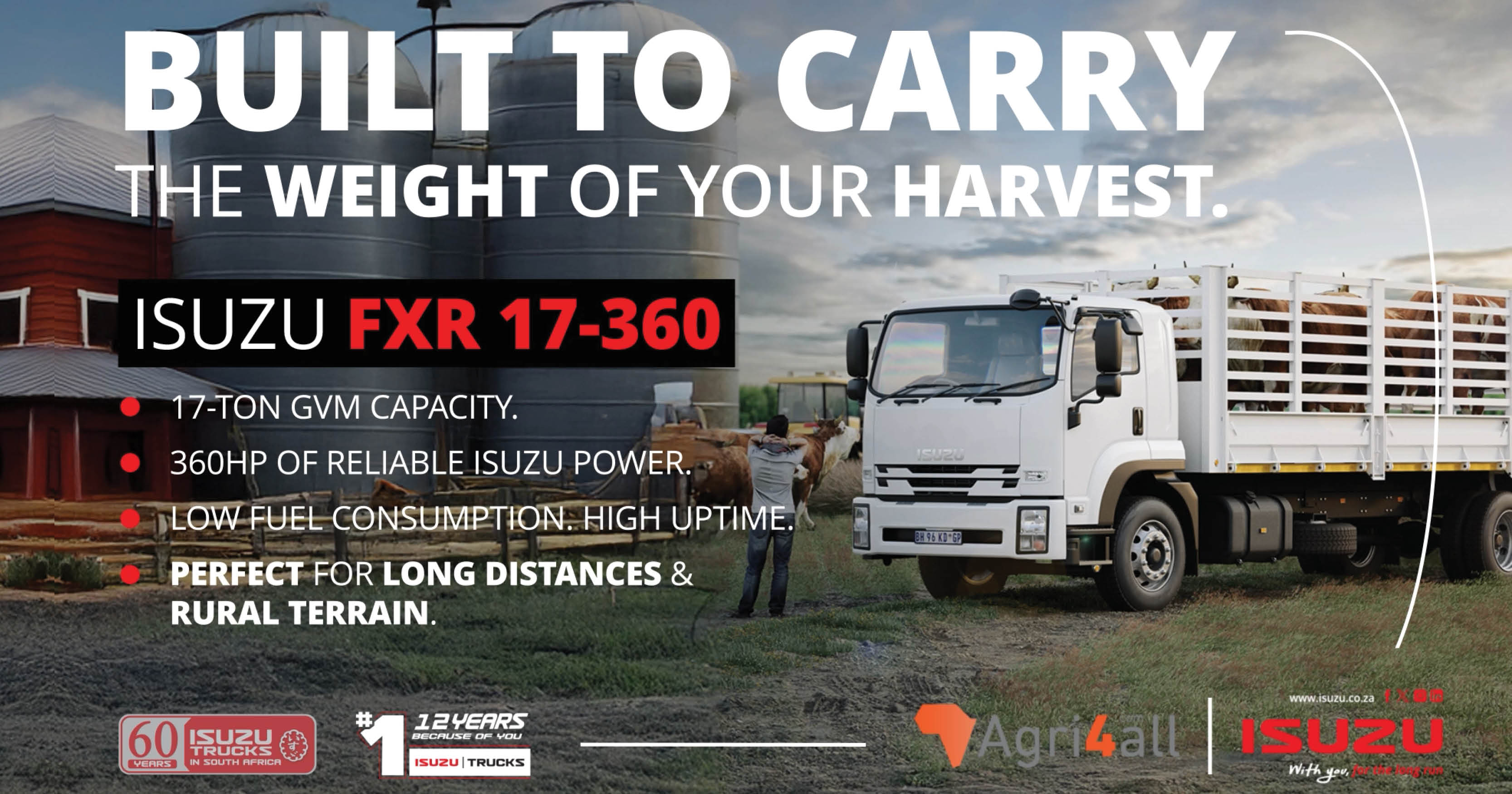 Built to Carry Your Harvest: The Isuzu FXR 17-360 | ISUZU Trucks