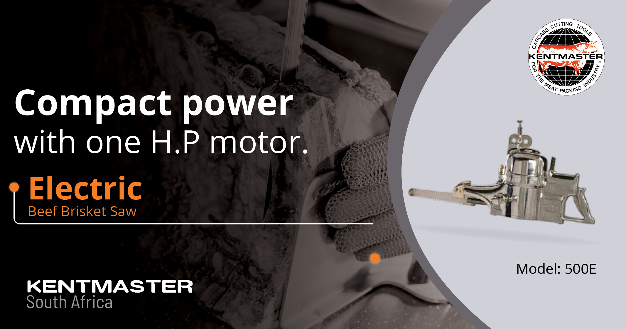 Compact power with one H.P motor | Electric Beef Brisket Saw | Kentmaster