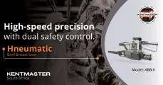 High-speed precision with dual safety control | Hneumatic Beef Brisket Saw | Kentmaster