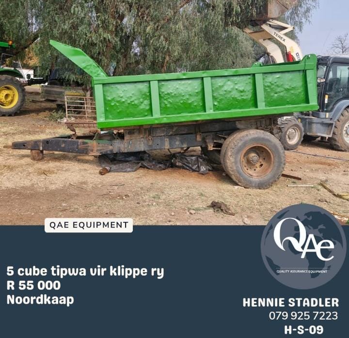 5 Cube tipwa vir klippe ry | QAC Equipment