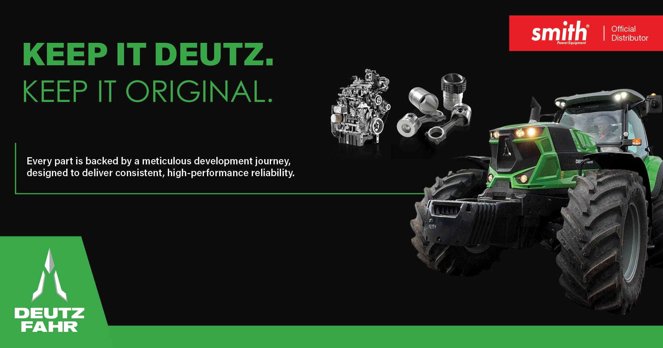 Deutz-Fahr genuine parts | Smith Power Equipment