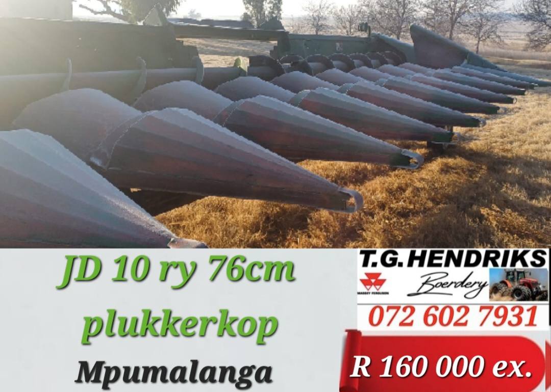 John Deere 10 ry 76cm plukkerkop | T.G. Hendriks
