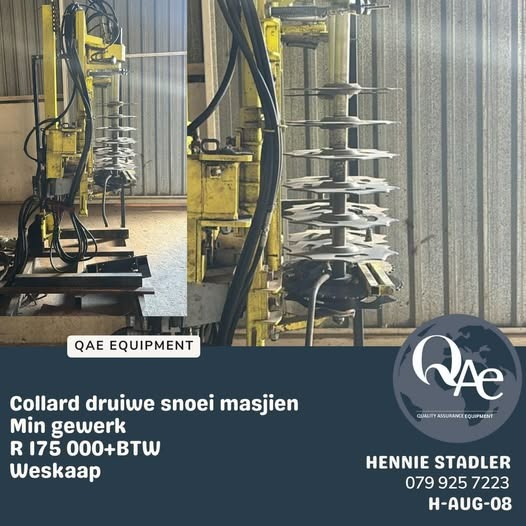 Collard Druiwe Snoei Masjien | QAC Equipment
