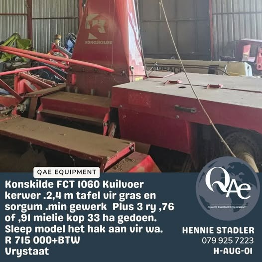 Konskilde FCT 1060 Kuilvoer Kerwer | QAC Equipment