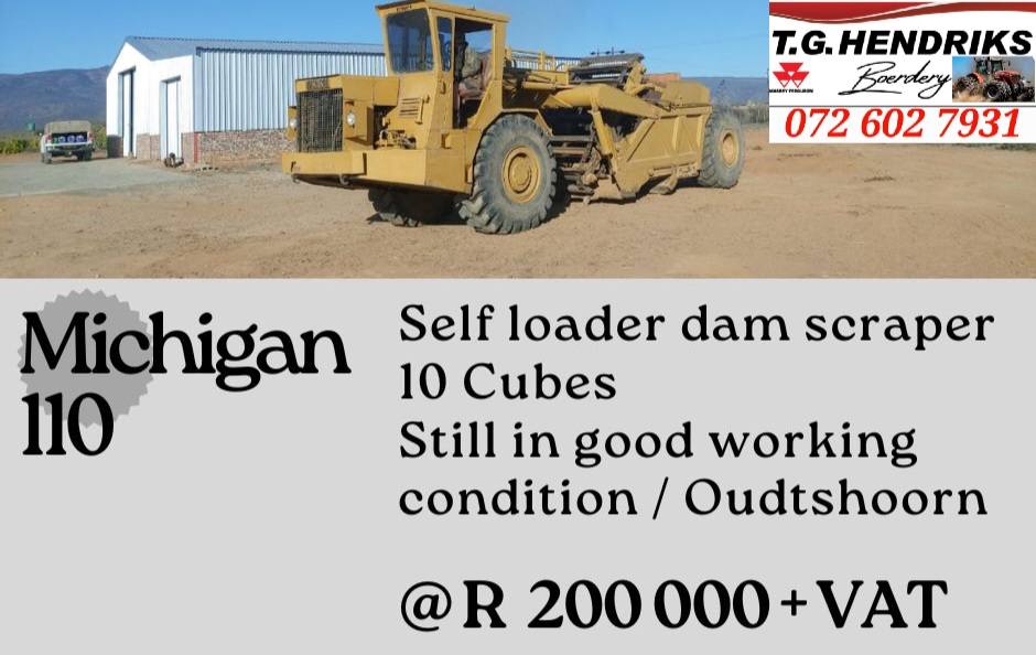 Self loader dam scraper | T.G. Hendriks