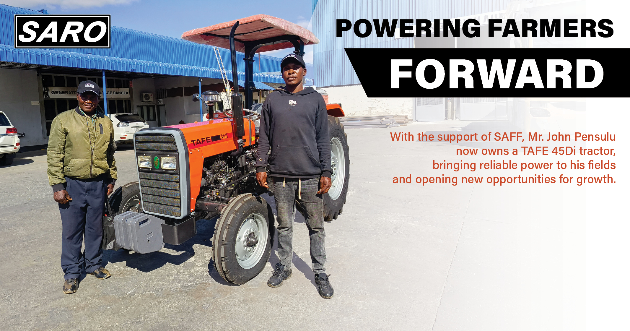 Powering farmers forward | Saro Agro
