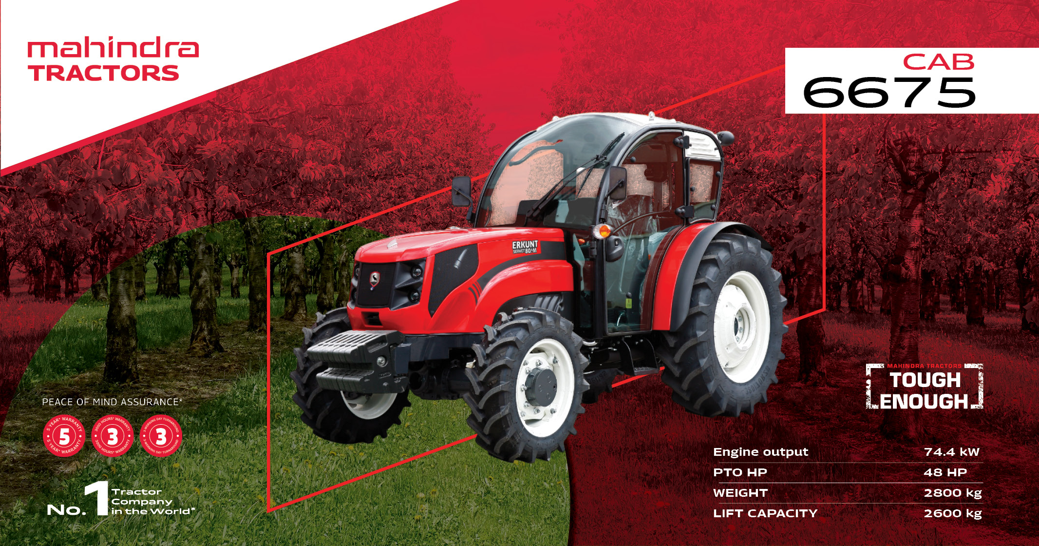 Mahindra 6675 (CAB)