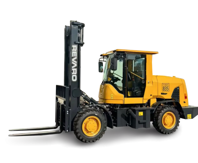 T-REX835 3.5 Ton Rough-Terrain Forklift | Revaro