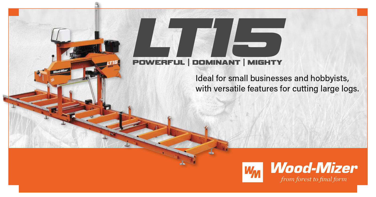 Africa's BIG 5 Sawmills | LT15 Professional Sawmills | Wood-Mizer
