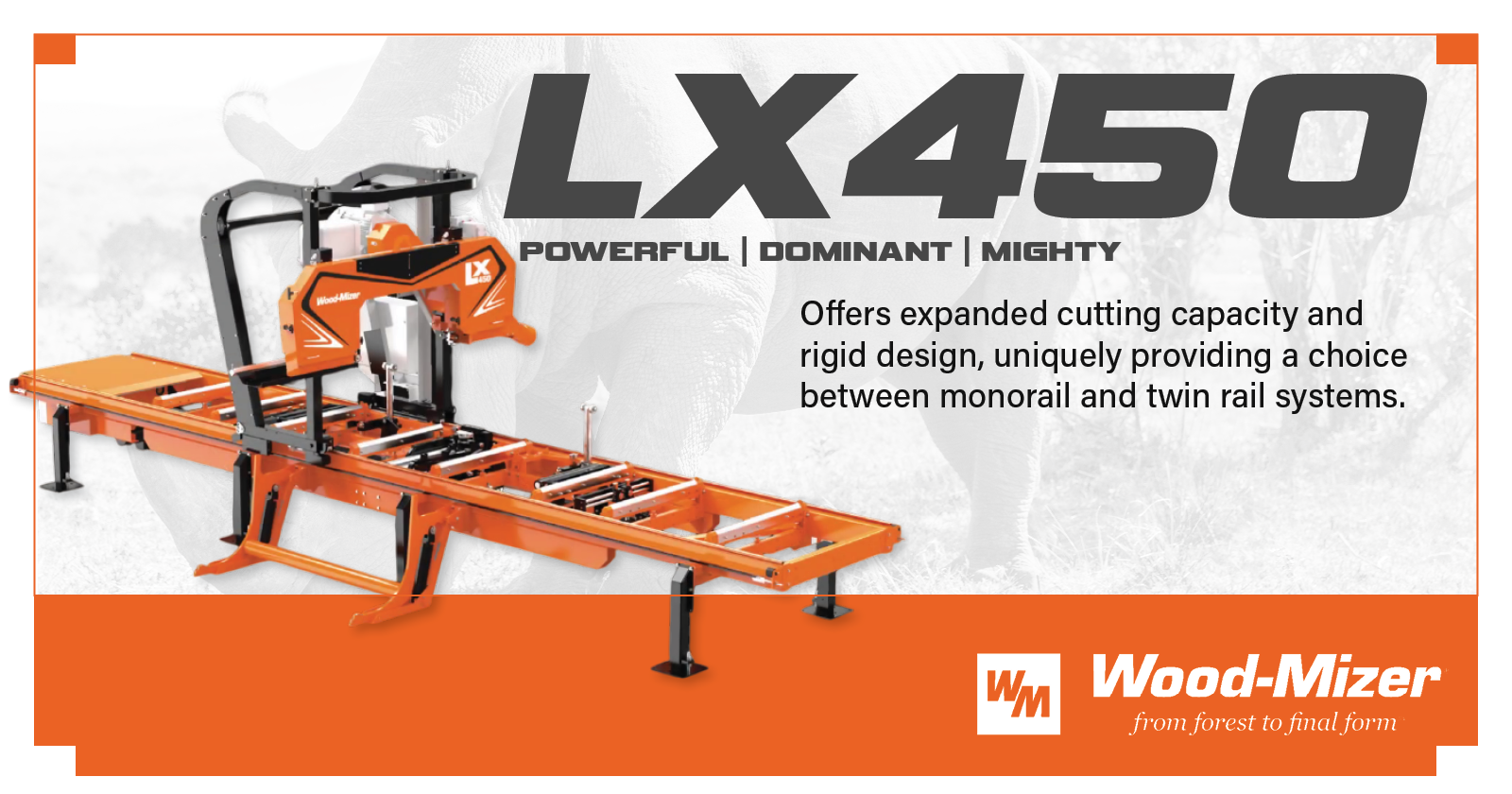 Africa's BIG 5 Sawmills | LX450 Professional Sawmills | Wood-Mizer