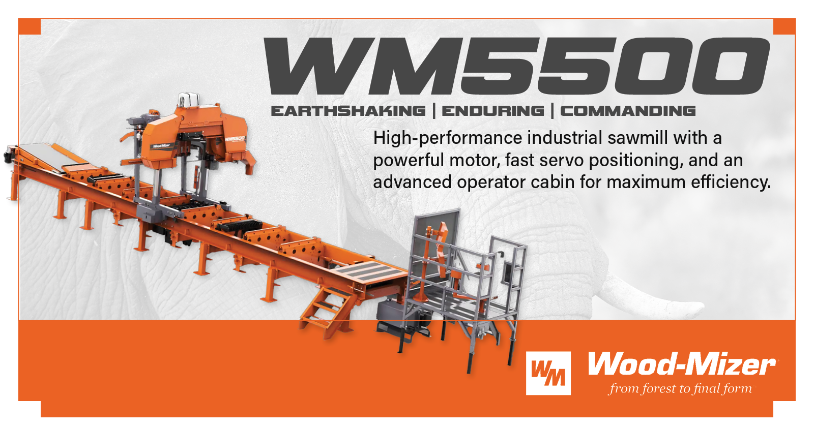 Africa's BIG 5 Sawmills | WM5500 Industrial Sawmill | Wood-Mizer