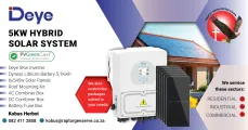 Deye 5KW hybrid solar system | Raptor General Services