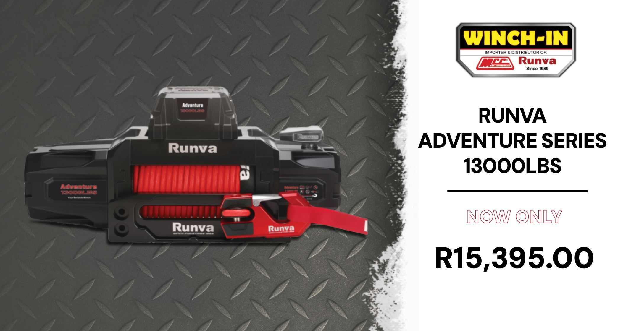 Runva adventure series 13000LBS | Winch-In