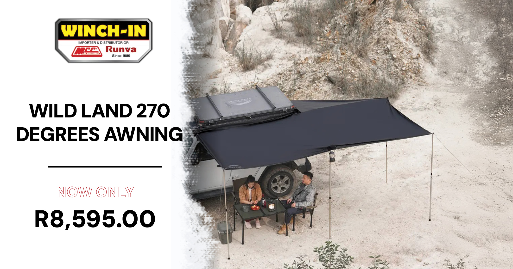 Wild Land 270 degrees awning | Winch-In