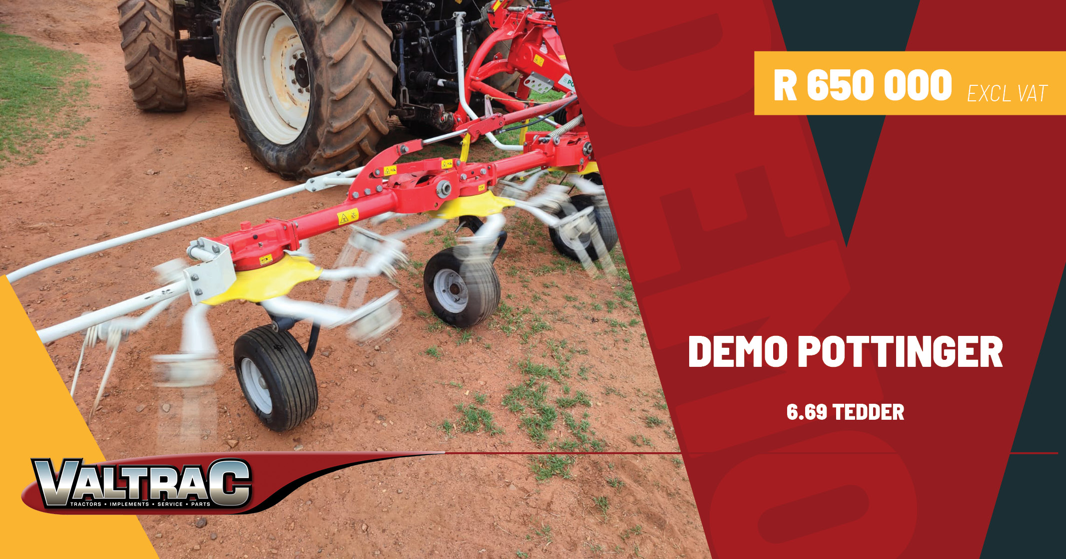 Demo Pöttinger 6.69 tedder | Valtrac