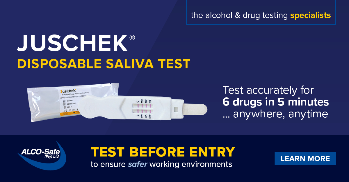 JusChek® disposable saliva test | ALCO-Safe (Pty) Ltd