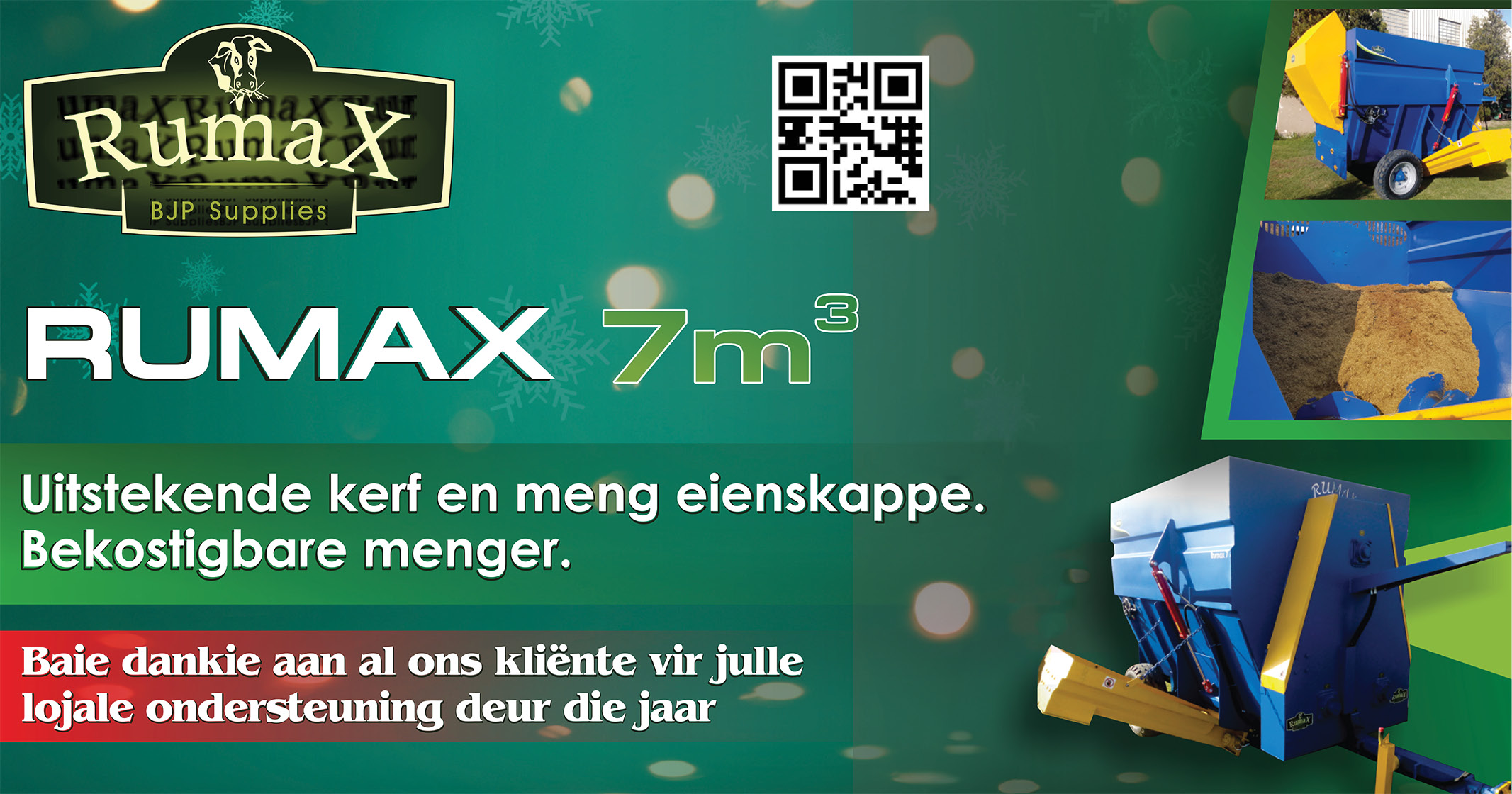 7m³ TMR Mixer | Uitstekende kerf en meng eienskappe | Rumax