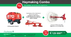 Haymaking Combo 165 cm machanical rotary drum mower | Staalmeester Equipment