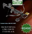 2 PRO XBOW 175Lbs Black (EKCR-071BP JAG) | Outdoor Innovation