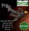 The BLADE PLUS 345 XBOW 175Lbs Black (EKCR-070BP) | Outdoor Innovation