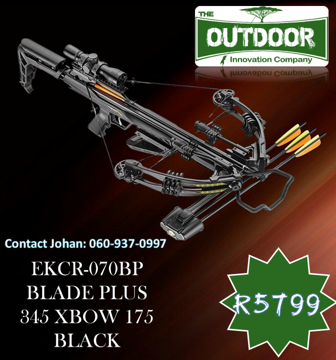 The BLADE PLUS 345 XBOW 175Lbs Black (EKCR-070BP) | Outdoor Innovation