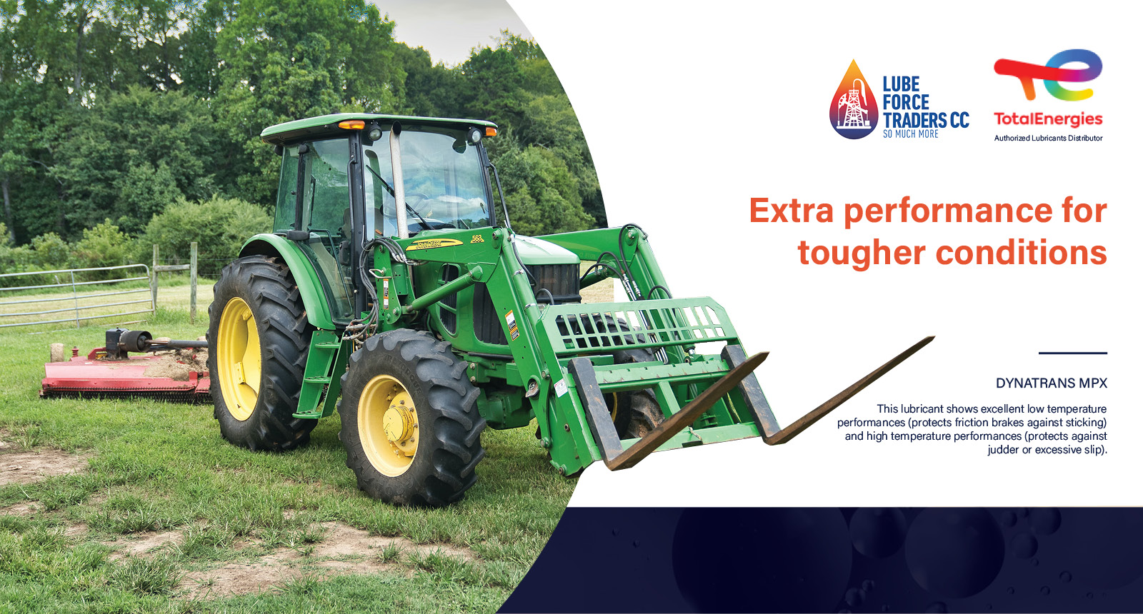 Extra performance for tougher conditions | Lube Force Traders cc