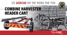 Combine harvester header cart / Tafelkar | AgriCAD