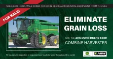 Eliminate Grain Loss with the 2013 John Deere S680 Combine Harvester | Arends Hogan Walker LLC