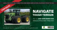 Navigate Tough Terrain | 2010 John Deere 9330 Articulated 4WD Tractor | Arends Hogan Walker LLC