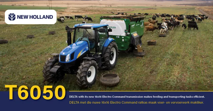 T6090 From hay and fodder to land preparation and planting, multitasking is easy | New Holland